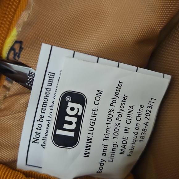 Lug Quilted RFID Coupe XL Crossbody/convertible Belt Bag. Adjustable Strap. - Picture 8 of 12